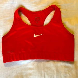 Orange Nike Sports Bra
